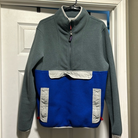 Like new men size medium Patagonia synchilla anorak fleece - Picture 1 of 3